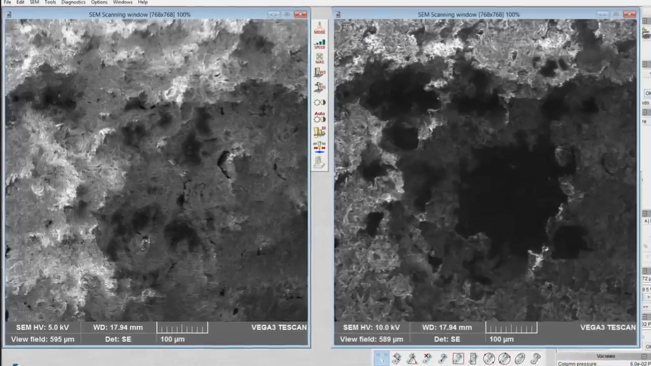 "Self-healing" Ceramic Material from Skinwalker Ranch - SEM (Scanning Electron Microscope) Analysis