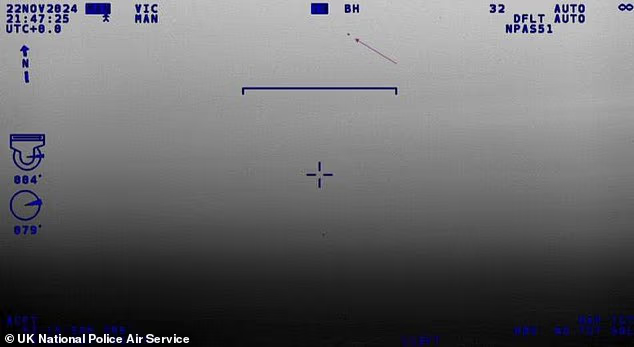 Lakenheath Nov 22, 2024, Drone filmed from Helicopter