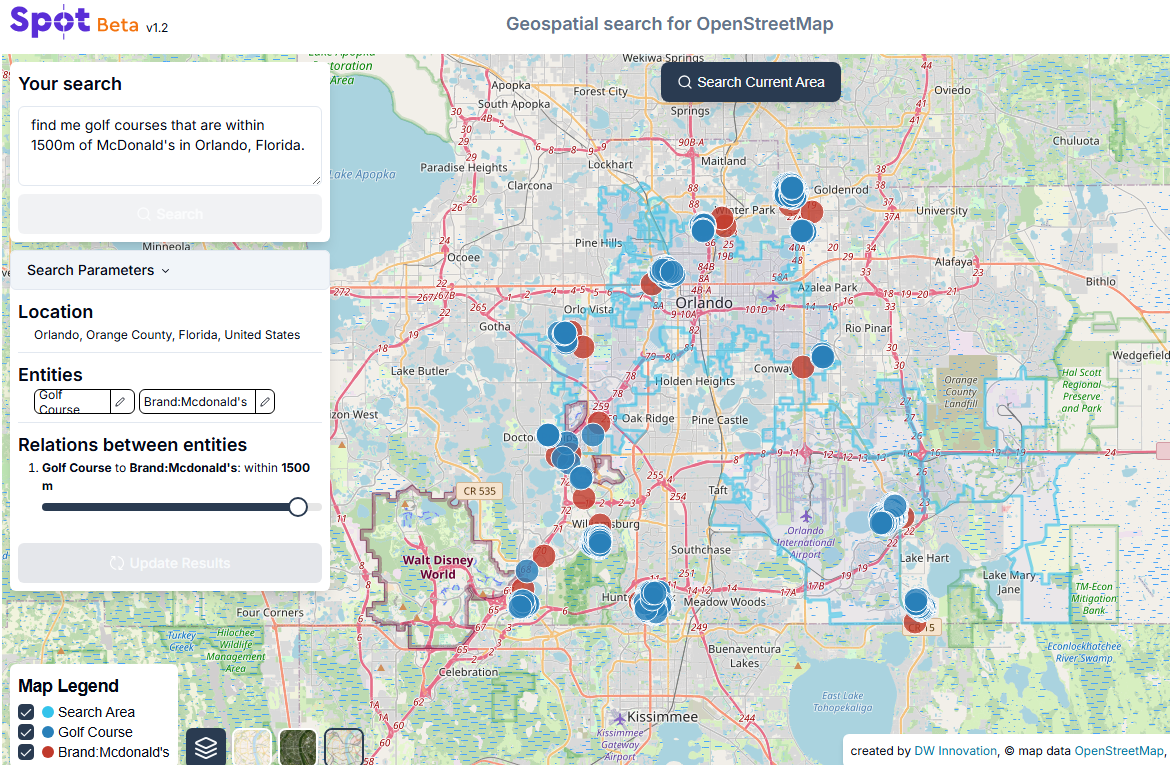 New OSM Query tool - findthatspot.io
