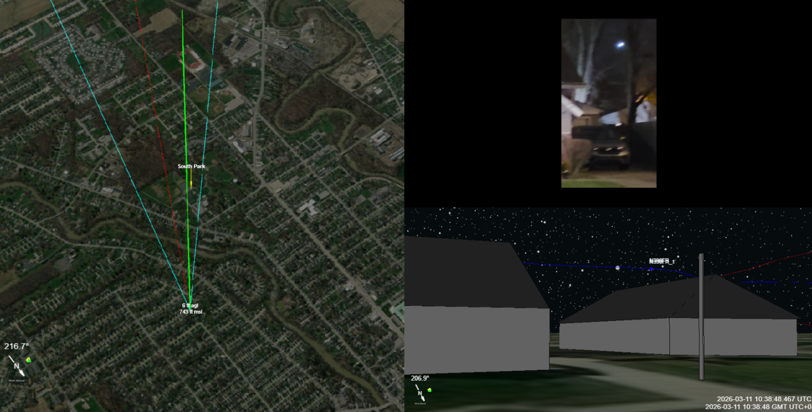 Reddit - Strange glowing orb. No sound, emitting a bright glow. NOT a spotlight. NOT a helicopter.