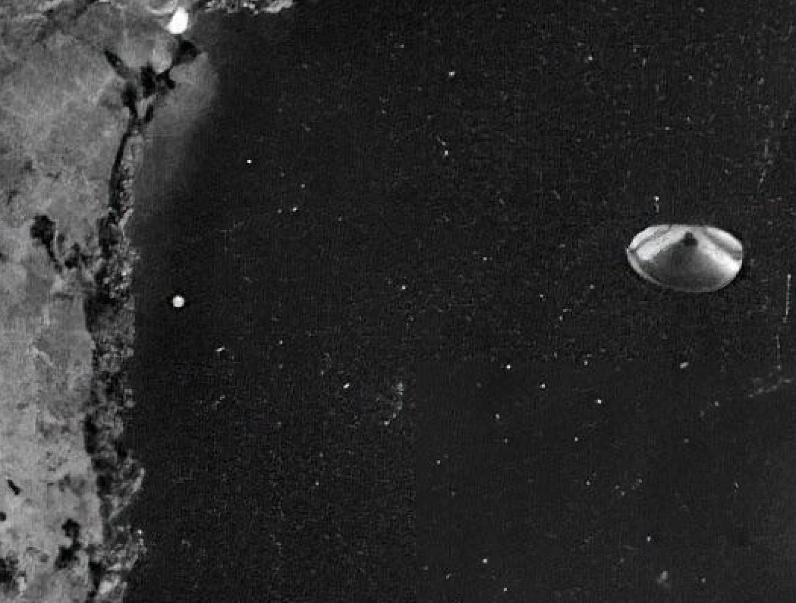 1971 Lake Cote / Lago de Cote UFO Aerial Photo