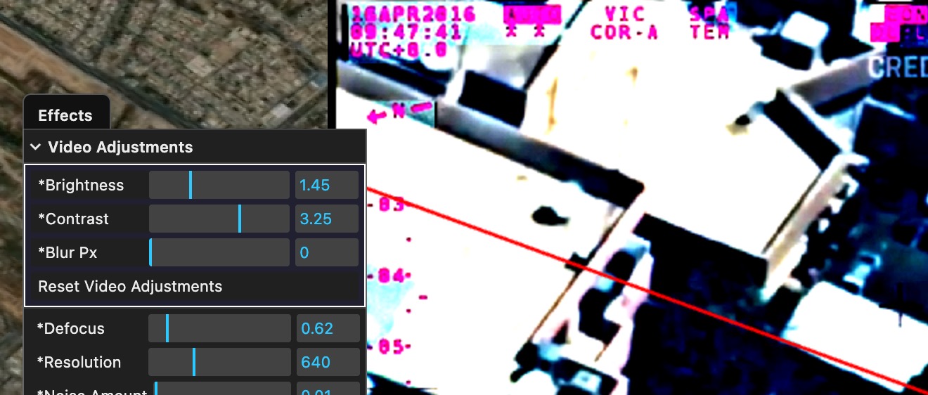 Adjust video brightness when playing video