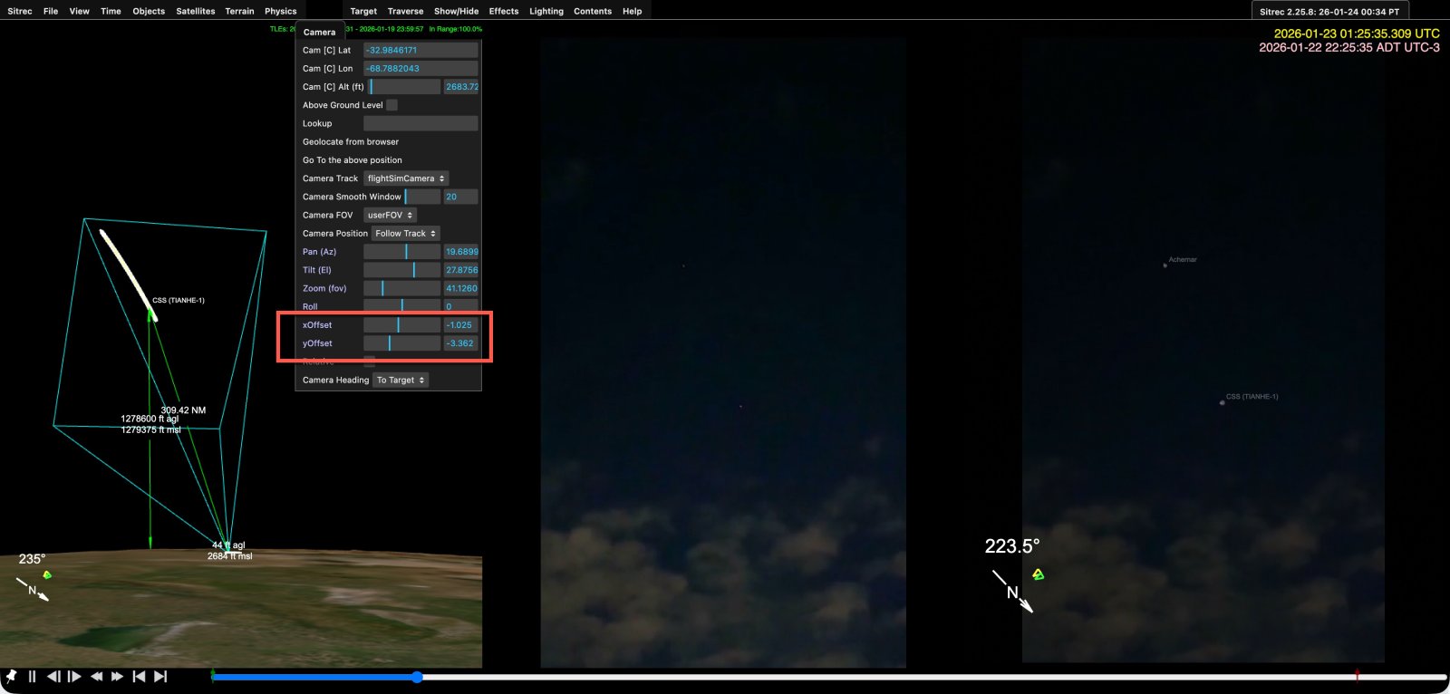 Offset camera target in lookview?
