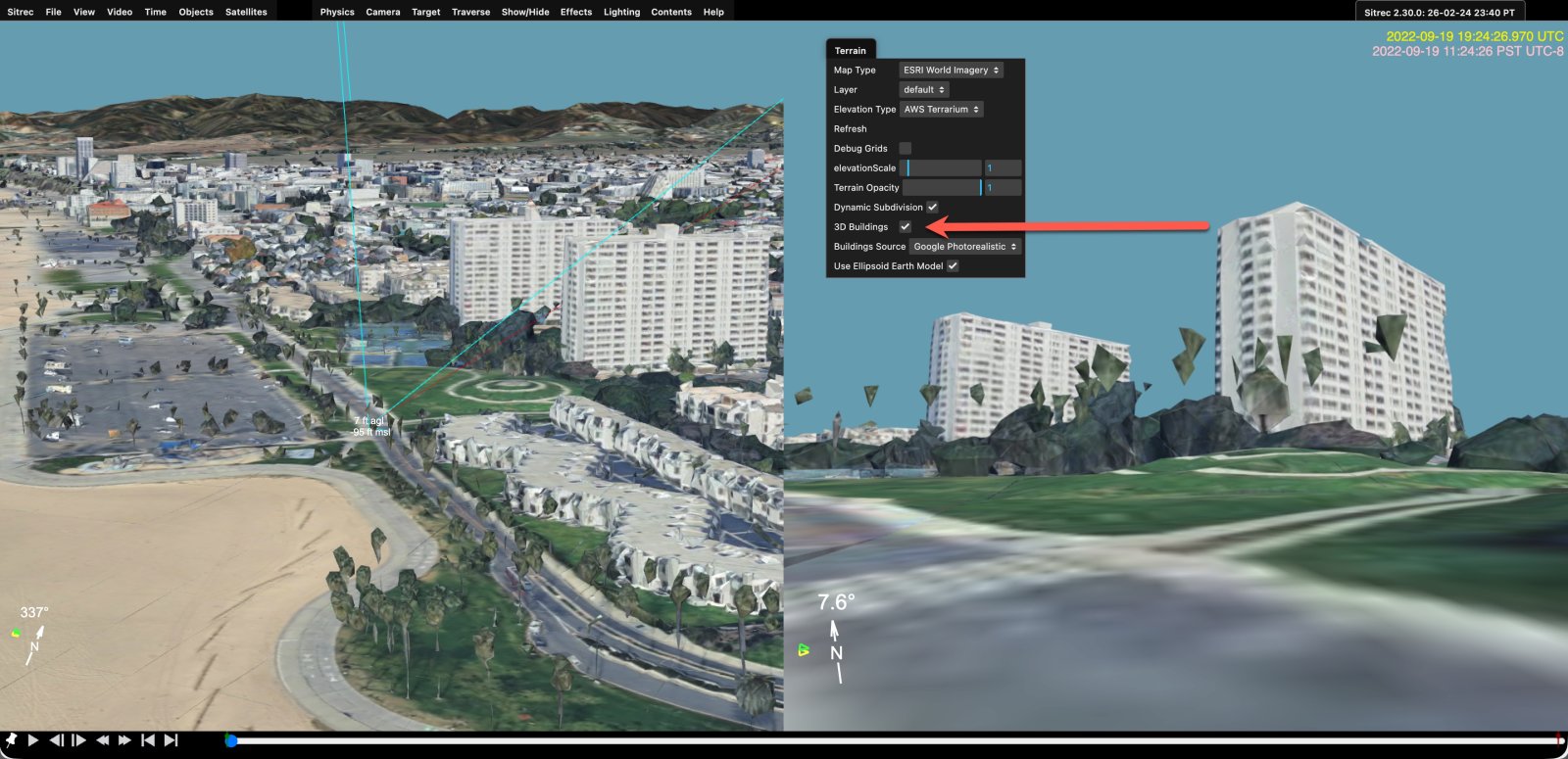 Sitrec: 3D Buildings