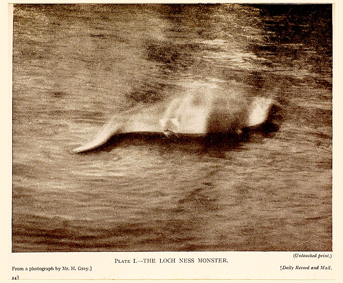 The 1933 Hugh Gray Loch Ness monster photo