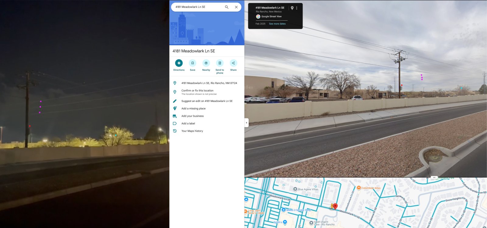 Maybe a drone? Spotted in Rio Rancho New Mexico. 01/25/2026 6:58PM.