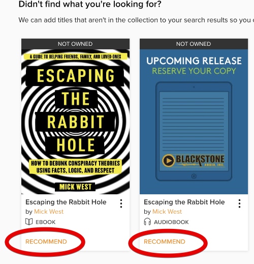 What You Can do to Help Promote Escaping the Rabbit Hole | Metabunk