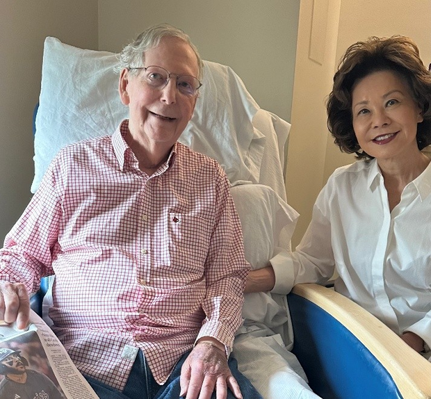 Mitch McConnell Hospital Bed Photo - Is It Authentic?