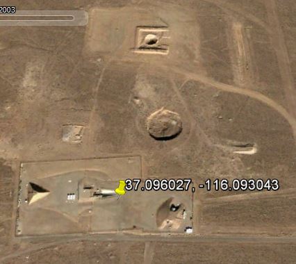 Debunked: Mysterious/Alien Pyramid inside Area 51/NTS/NNSS | Metabunk