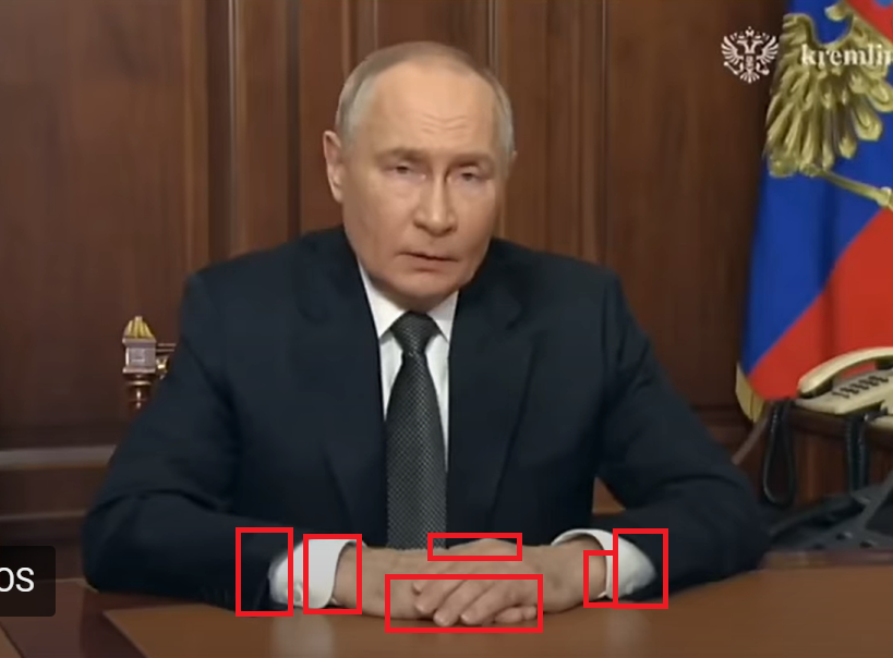 AI generated newscast, Russia