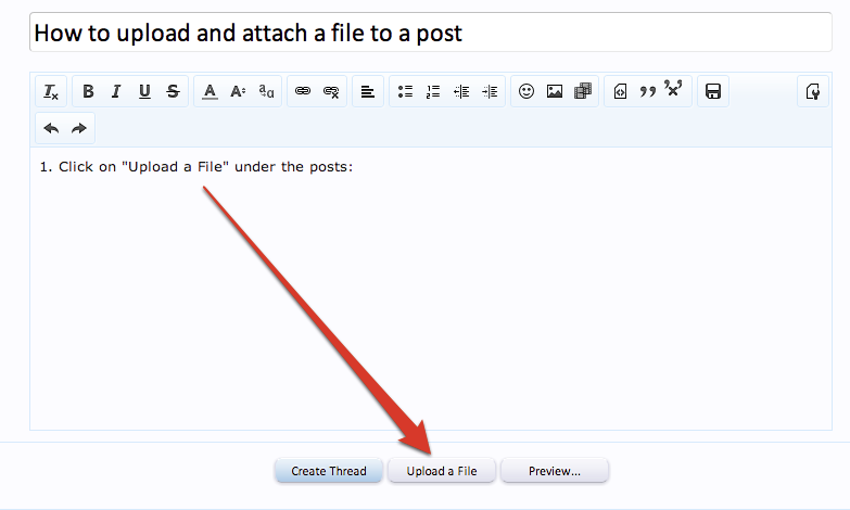 How to upload and attach an image or file to a post | Metabunk