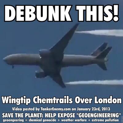 Debunked: Wingtip Chemtrails over London [Fuel Dump, New Jersey ...