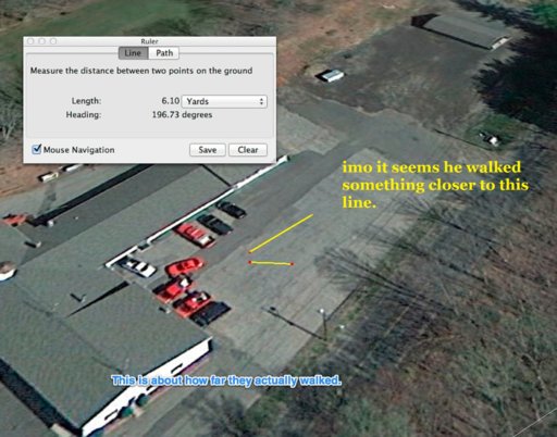 sandy hook fire station. notes on people walking through parking lot. micks yellow line.jpg