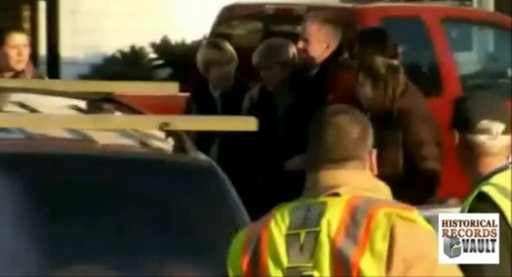 sandy hook5, truck with wood on hood..jpg