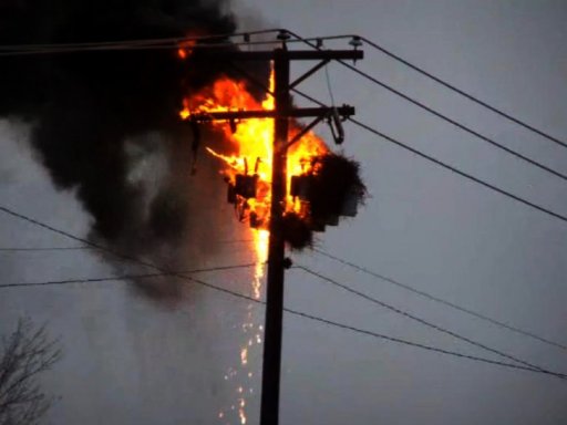 Texas Power Line Fire.JPG