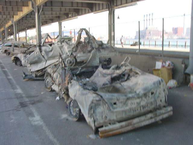 Debunked: 9/11 Melted cars near WTC7 | Page 2 | Metabunk Debunked: 9/11 Melted cars near WTC7 | Page 2 | Metabunk