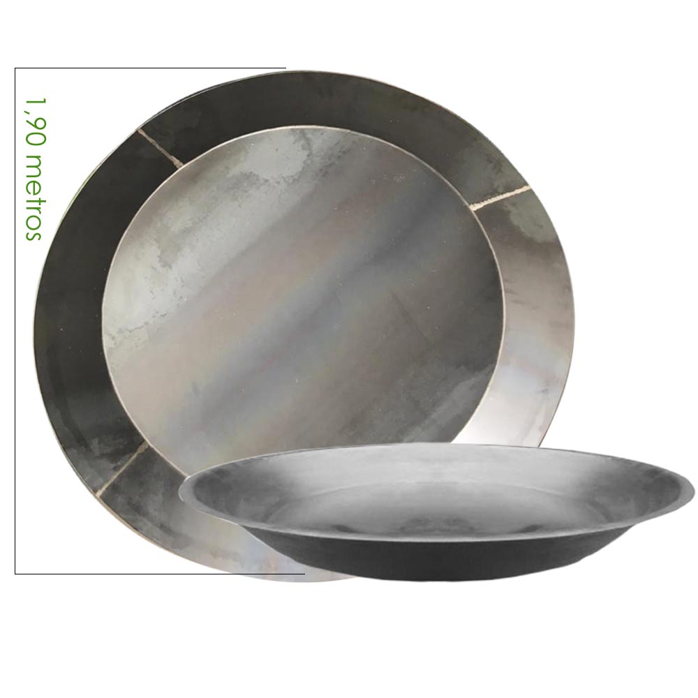 1,90 meters in diameter