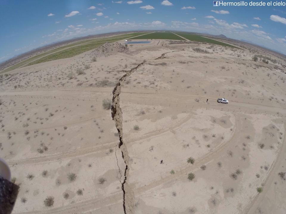 What is a crack in the Earth's crust called?