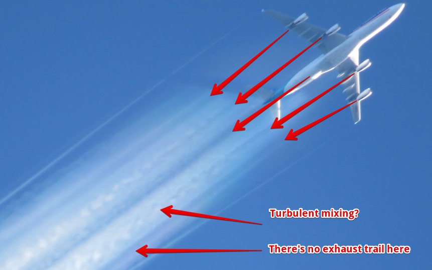 Aerodynamic Contrails that look like Exhaust Contrails Metabunk