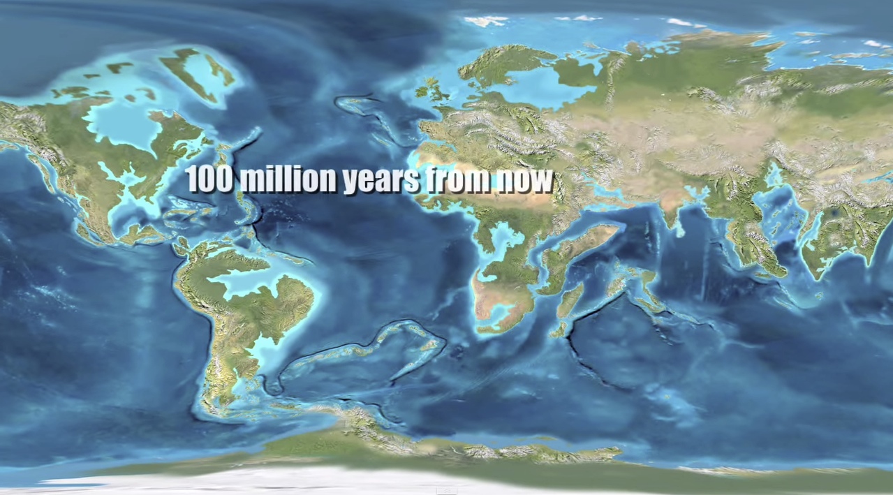 Pangaea The 300 million year old supercontinent visualized with